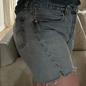 custom Levi’s shorts